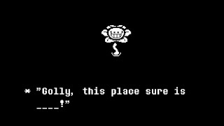 Undertale Yellow  Flowey Dialog Change if You Do Neutral Route For The 3rd TIme [upl. by Corel741]