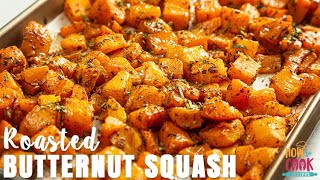 Roasted Butternut Squash Recipe StepbyStep  HowToCookRecipes [upl. by Finegan]