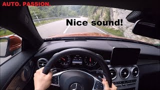 2017 MercedesBenz C 300 AMG  POV Drive [upl. by Mehcanem]