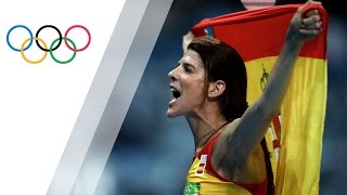 Beitia wins high jump gold at her fourth Olympics [upl. by Niknar]