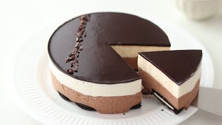 チョコレート・レアチーズケーキの作り方 NoBake Chocolate Cheesecake｜HidaMari Cooking [upl. by Adnat317]