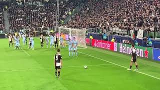 Paulo Dybala free kick goal vs Atletico FAN VIEW [upl. by Eraste]