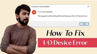 How to Fix IO Device Error Windows 10 StepbyStep Guide SOLVED [upl. by Nrevel]