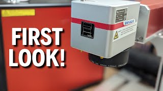 Omtech 30w Mopa Fiber Laser Up Close [upl. by Zita]