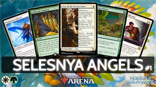 ⚪🟢 Selesnya Angels 60 Win Rate part 1  MTG Arena  Explorer  BO3  Murders at Karlov Manor [upl. by Marcos]