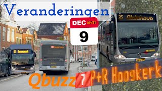 Wijzigingen OV Groningen stad Qbuzz [upl. by Anoiek]