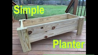 How to build a simple wooden planter box [upl. by Love76]