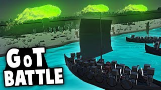 Stannis Invades Kings Landing in the Battle of Blackwater Bay in Ancient Warfare 3 [upl. by Trilly206]