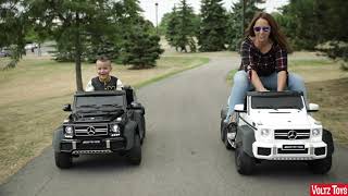 Mercedes Benz AMG G63  12V Electric Motorized RideOn Car Parent Seat amp Remote Control  Voltz Toys [upl. by Aleacin920]