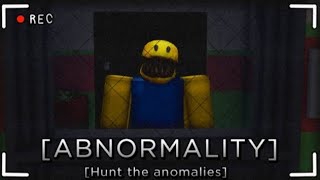 ABNORMALITY Gameplay Roblox [upl. by Lemyt89]