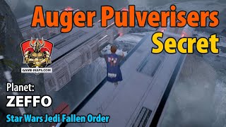 Auger Pulverisers Secret Walkthrough  Zeffo  Star Wars Jedi Fallen Order [upl. by Lleret719]