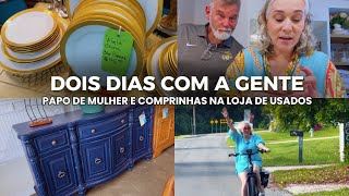 VLOG  Trocamos um móvel da casa  Compramos bicicletas  Papo de mulher [upl. by Idnas]