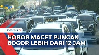 Macet Lebih dari 12 Jam di Puncak Kendaraan Terjebak di Arah Jalur Wisata Gunung Mas [upl. by Marl]