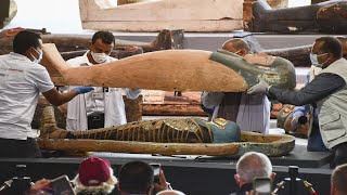 Egyptian Mummies Discovered After Being Burried For More Than 2600 Years Mystery Box [upl. by Melar]