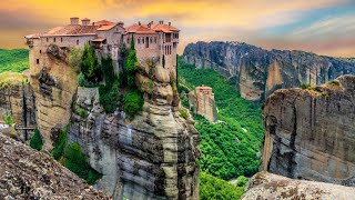 Meteora The Incredible Cliff Monasteries Of Northern Greece  From the Mountains to the Shoreline [upl. by Eelyme]