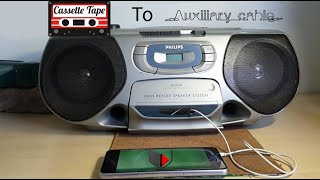 Convert Cassette Tape Player to Aux Part 1 [upl. by Swayder841]