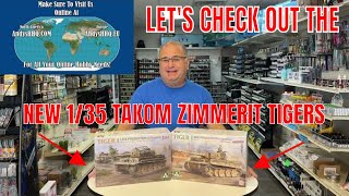 Takom Tigers with Zimmerite special look inside Tiger I Late  Tiger I Mid Otto Carius [upl. by Eelram]