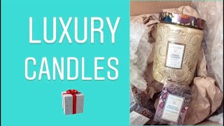 Luxury Candle Unboxing [upl. by Llertnad]