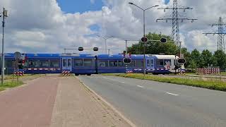 Spoorwegovergang Blerick Venlo  Dutch Railroad Crossing [upl. by Yztim5]