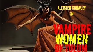 quotVampire women of Tulumquot Aleister Crowley 1960s horror movie trailer  AI Generated [upl. by Goto630]