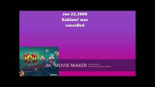 KaBlam Was Canceled on Nickelodeon in January 22nd 2000 [upl. by Clancy]