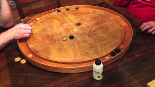 Crokinole Demonstration [upl. by Noraha]