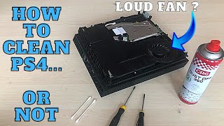 HOW TO CLEAN PS4 IF YOU HAVE THE RIGHT TOOLS  PLAYSTATION 4 [upl. by Arlin21]