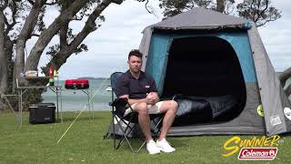 Instant Up Silver Darkroom Tent  Summer With Coleman [upl. by Rhyne]