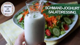 Salatsauce mit Schmand und JoghurtSchmandJoghurtDressingYoğurtlu salata sosu tarifi [upl. by Enyaz]