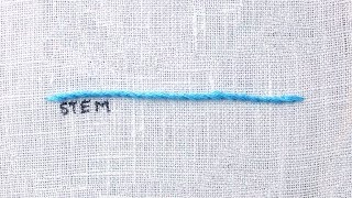 How to Stem Stitch [upl. by Rosenquist406]