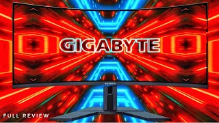 GIGABYTE 34quot UltraWide Curved Gaming Monitor 140hz 1ms quotG34WQC Aquot Full Review 💯😁 [upl. by Averell]