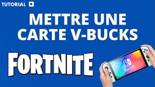 Comment mettre une carte v bucks sur Fortnite Switch [upl. by Erda947]