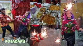 Vlog Vamos a una Posada  2 Recetas de Guisados Mexicanos [upl. by Ajat370]