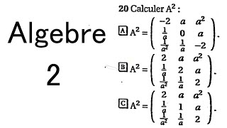 Examen algèbre 2 partie 5  chaine aziz 😺 [upl. by Lennad]