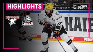 Kölner Haie  Löwen Frankfurt  PENNY DEL  MAGENTA SPORT [upl. by Duomham]