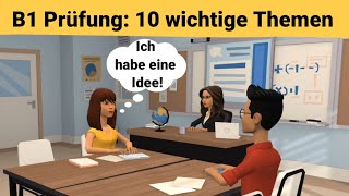 Mündliche Prüfung deutsch B1  Gemeinsam etwas planenDialog  10 wichtige Themen  sprechen Teil 3 [upl. by Reinert337]