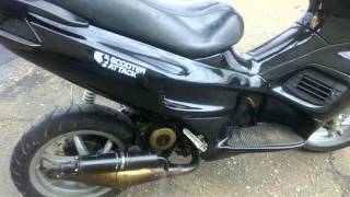 Gilera runner  dr evo 70cc first start [upl. by Columbyne]