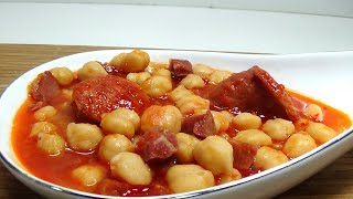 GARBANZOS CON CHORIZO [upl. by Myrtie]