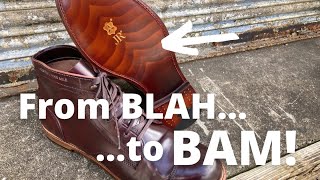 Wolverine 1000 Mile SHELL CORDOVAN Boot Repair  WATCH CUSTOMERS REACTION [upl. by Esiuolyram]