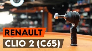 Come sostituire testine sterzo RENAULT CLIO 2 C65 VIDEO TUTORIAL DI AUTODOC [upl. by Kluge]