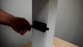 How do I install BD1023 sliding barn door lock [upl. by Anuala946]