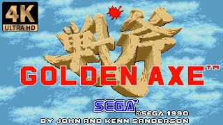 Golden Axe 1989  Longplay  Full Playthrough  PC DOS 4K [upl. by Bullis]