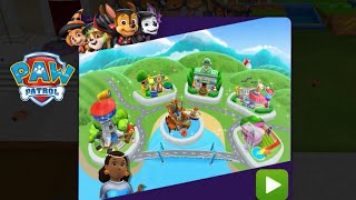 PAW Patrol Rescue World 35 🐶 Explore Adventure Bay filled w Tons of Halloween Decorations [upl. by Bouley124]