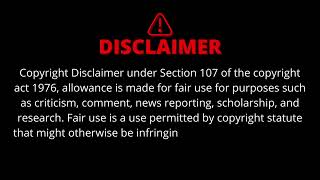 YouTube Copyright DISCLAIMER VIDEO No Copyright [upl. by Estes]