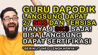 GURU DAPODIK SANGAT MUDAH DAPAT SERTIFIKASI KARENA TERBIT PERMENDIKBUD TENTANG PPG TERBARU [upl. by Aitnyc]