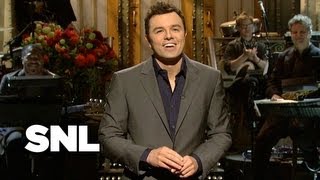 Seth MacFarlane Monologue The Voices  Saturday Night Live [upl. by Cutlerr]