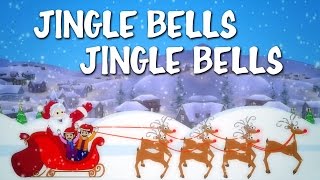 Jingle Bells Jingle Bells  Popular Christmas Carols With Lyrics  Songs For Kids [upl. by Fitting]