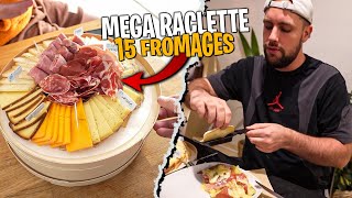 Mega raclette à la maison  on goûte 15 variétés de fromages à raclette différentes [upl. by Eboh38]