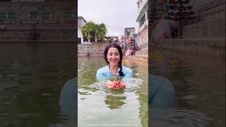 Laddu Gopal took bath in Radha Kund shortsvideo [upl. by Niwdla685]