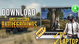 How to Download PUBG on Your PC or Laptop Free [upl. by Hafital930]